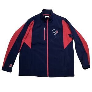 Brooks Reed Autographed Texans Zip Up Jacket